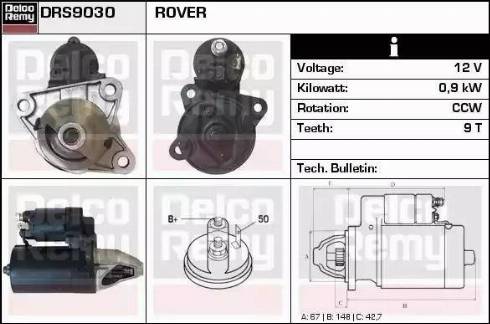 Remy DRS9030 - Starter www.molydon.hr