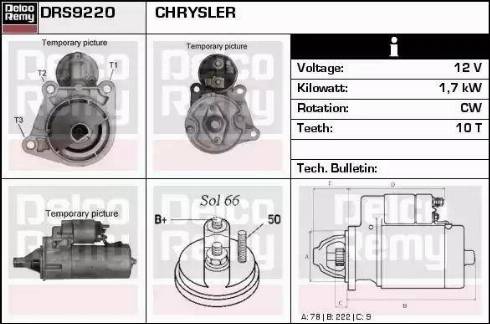 Remy DRS9220 - Starter www.molydon.hr