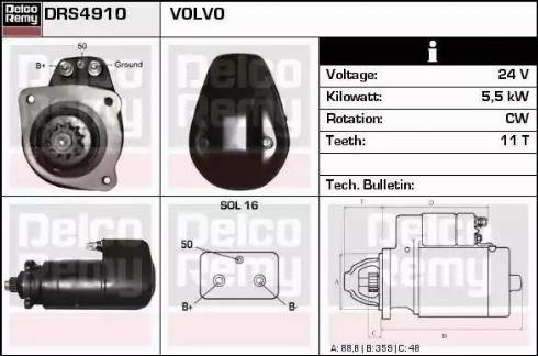 Remy DRS4910 - Starter www.molydon.hr