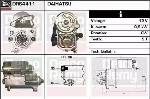 Remy DRS4411 - Starter www.molydon.hr