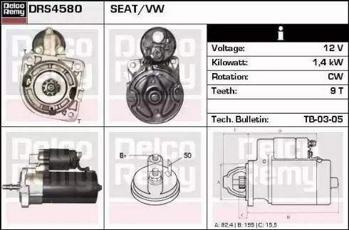 Remy DRS4580 - Starter www.molydon.hr