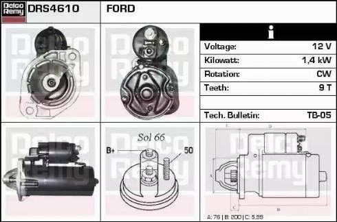 Remy DRS4610 - Starter www.molydon.hr