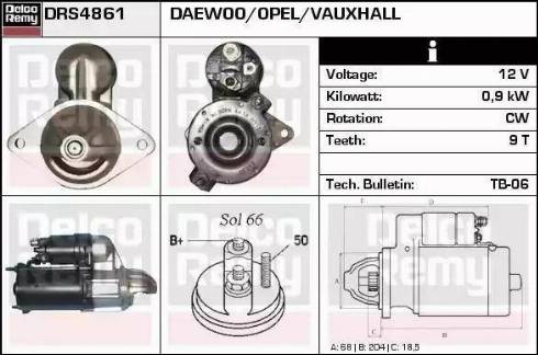 Remy DRS4861 - Starter www.molydon.hr