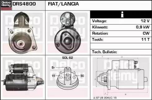 Remy DRS4800 - Starter www.molydon.hr