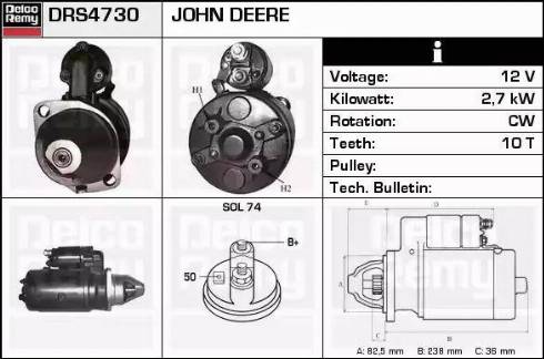 Remy DRS4730 - Starter www.molydon.hr