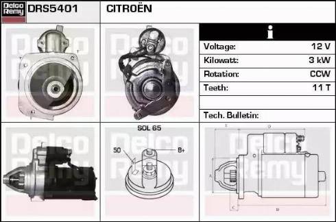 Remy DRS5401 - Starter www.molydon.hr