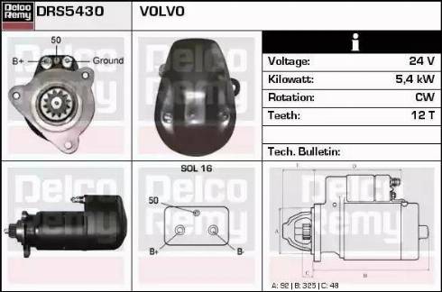 Remy DRS5430 - Starter www.molydon.hr