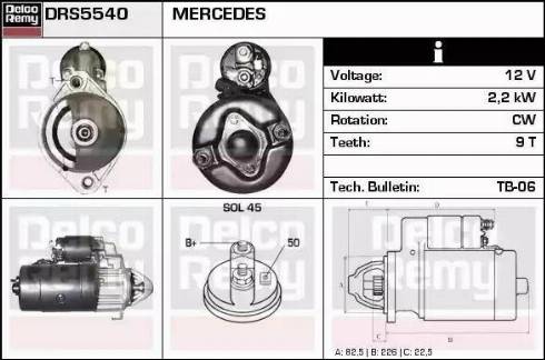 Remy DRS5540 - Starter www.molydon.hr