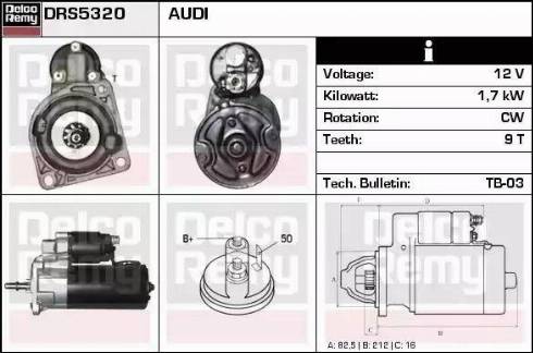 Remy DRS5320 - Starter www.molydon.hr