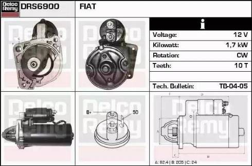 Remy DRS6900 - Starter www.molydon.hr