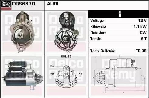 Remy DRS6330 - Starter www.molydon.hr