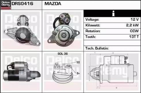 Remy DRS0416 - Starter www.molydon.hr