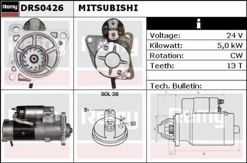Remy DRS0426 - Starter www.molydon.hr