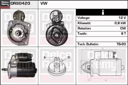 Remy DRS0420 - Starter www.molydon.hr