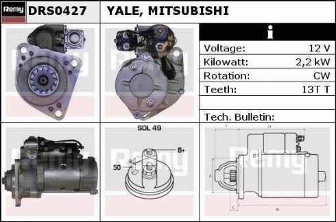 Remy DRS0427 - Starter www.molydon.hr