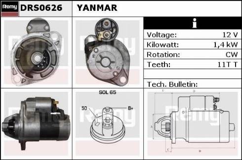 Remy DRS0626 - Starter www.molydon.hr