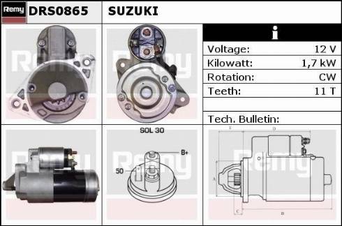 Remy DRS0865 - Starter www.molydon.hr