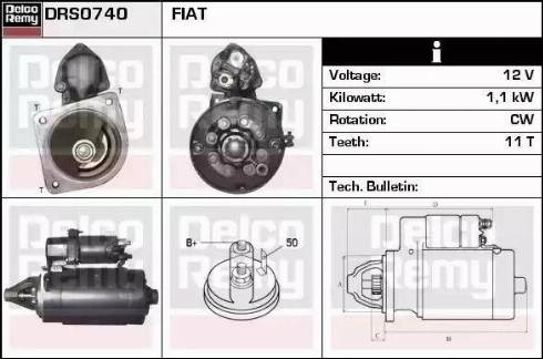 Remy DRS0740 - Starter www.molydon.hr