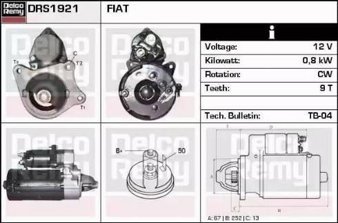 Remy DRS1921 - Starter www.molydon.hr