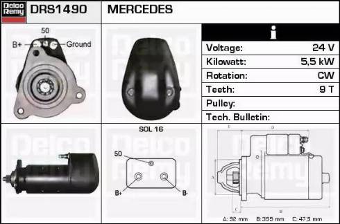 Remy DRS1490 - Starter www.molydon.hr