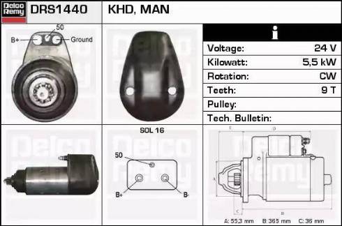 Remy DRS1440 - Starter www.molydon.hr