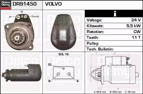 Remy DRS1450 - Starter www.molydon.hr