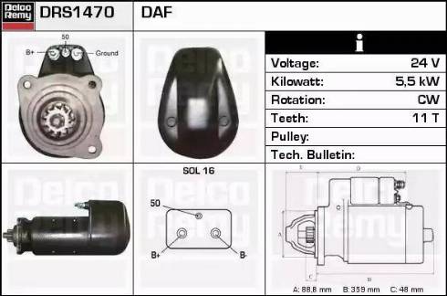 Remy DRS1470 - Starter www.molydon.hr