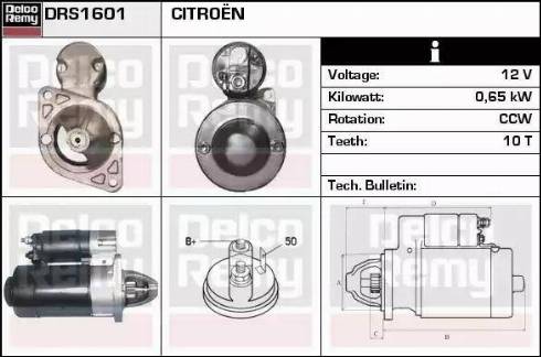 Remy DRS1601 - Starter www.molydon.hr