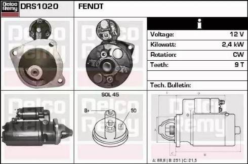 Remy DRS1020 - Starter www.molydon.hr