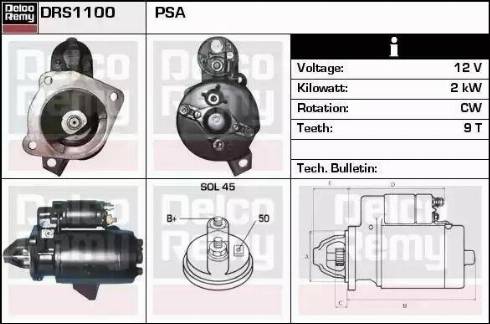 Remy DRS1100 - Starter www.molydon.hr