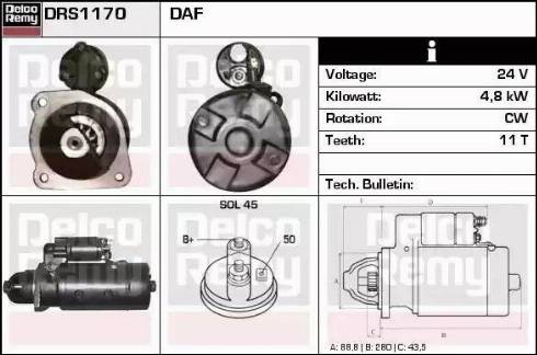 Remy DRS1170 - Starter www.molydon.hr