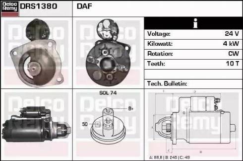 Remy DRS1380 - Starter www.molydon.hr