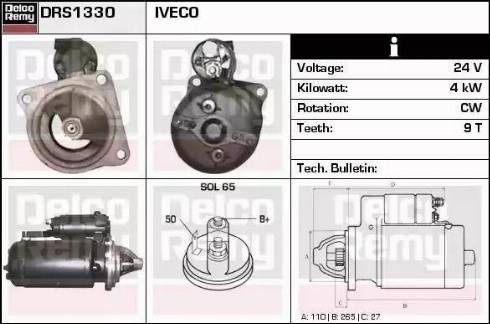 Remy DRS1330 - Starter www.molydon.hr