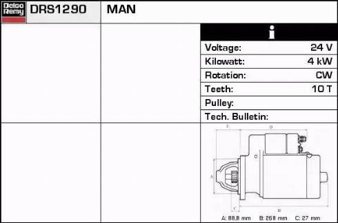 Remy DRS1290 - Starter www.molydon.hr