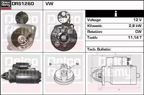 Remy DRS1260 - Starter www.molydon.hr