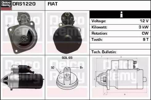 Remy DRS1220 - Starter www.molydon.hr