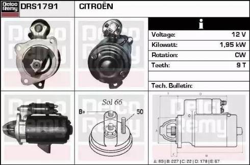 Remy DRS1791 - Starter www.molydon.hr