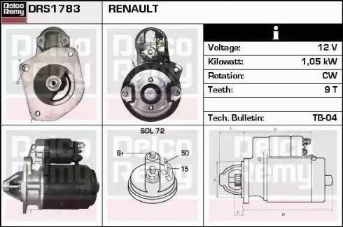 Remy DRS1783 - Starter www.molydon.hr