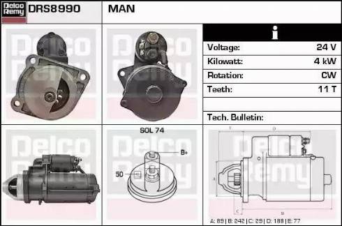 Remy DRS8990 - Starter www.molydon.hr