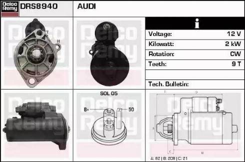 Remy DRS8940 - Starter www.molydon.hr