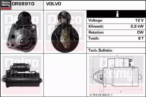 Remy DRS8910 - Starter www.molydon.hr