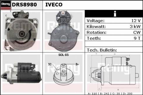 Remy DRS8980 - Starter www.molydon.hr