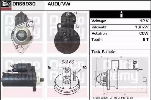 Remy DRS8930 - Starter www.molydon.hr