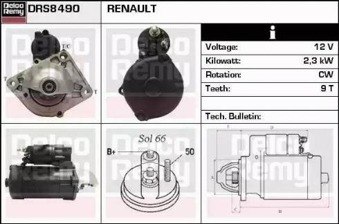 Remy DRS8490 - Starter www.molydon.hr