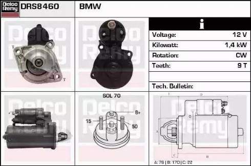 Remy DRS8460 - Starter www.molydon.hr