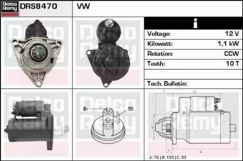 Remy DRS8470 - Starter www.molydon.hr