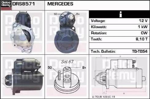 Remy DRS8571 - Starter www.molydon.hr