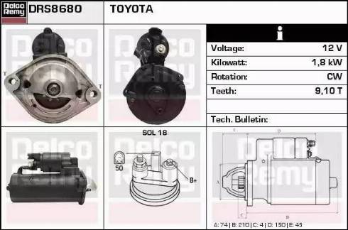 Remy DRS8680 - Starter www.molydon.hr