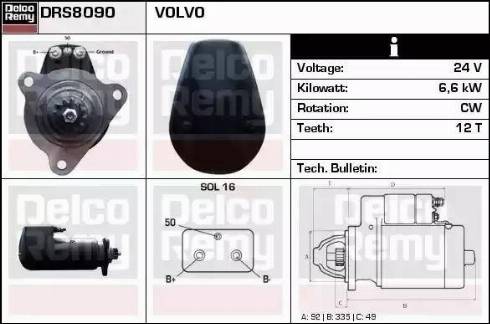 Remy DRS8090 - Starter www.molydon.hr