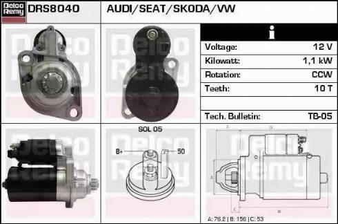 Remy DRS8040N - Starter www.molydon.hr